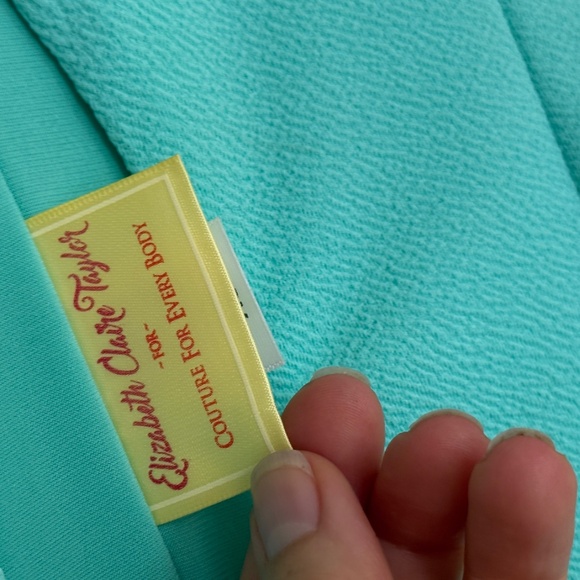 Elizabeth Claire Taylor "Couture for Everybody" Sea Foam Gown XS - Picture 7 of 8